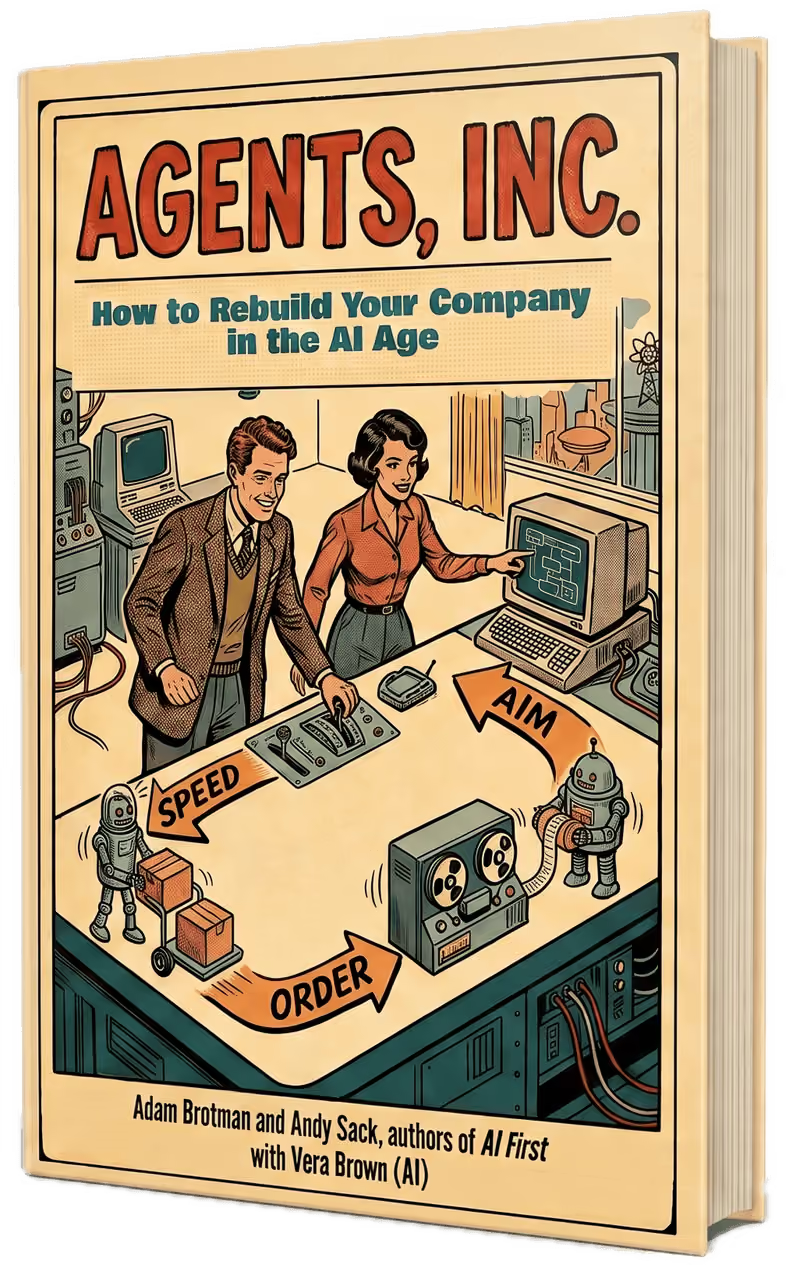 Cover of Agents, Inc. by Adam Brotman, Andy Sack, and Vera Brown (AI)